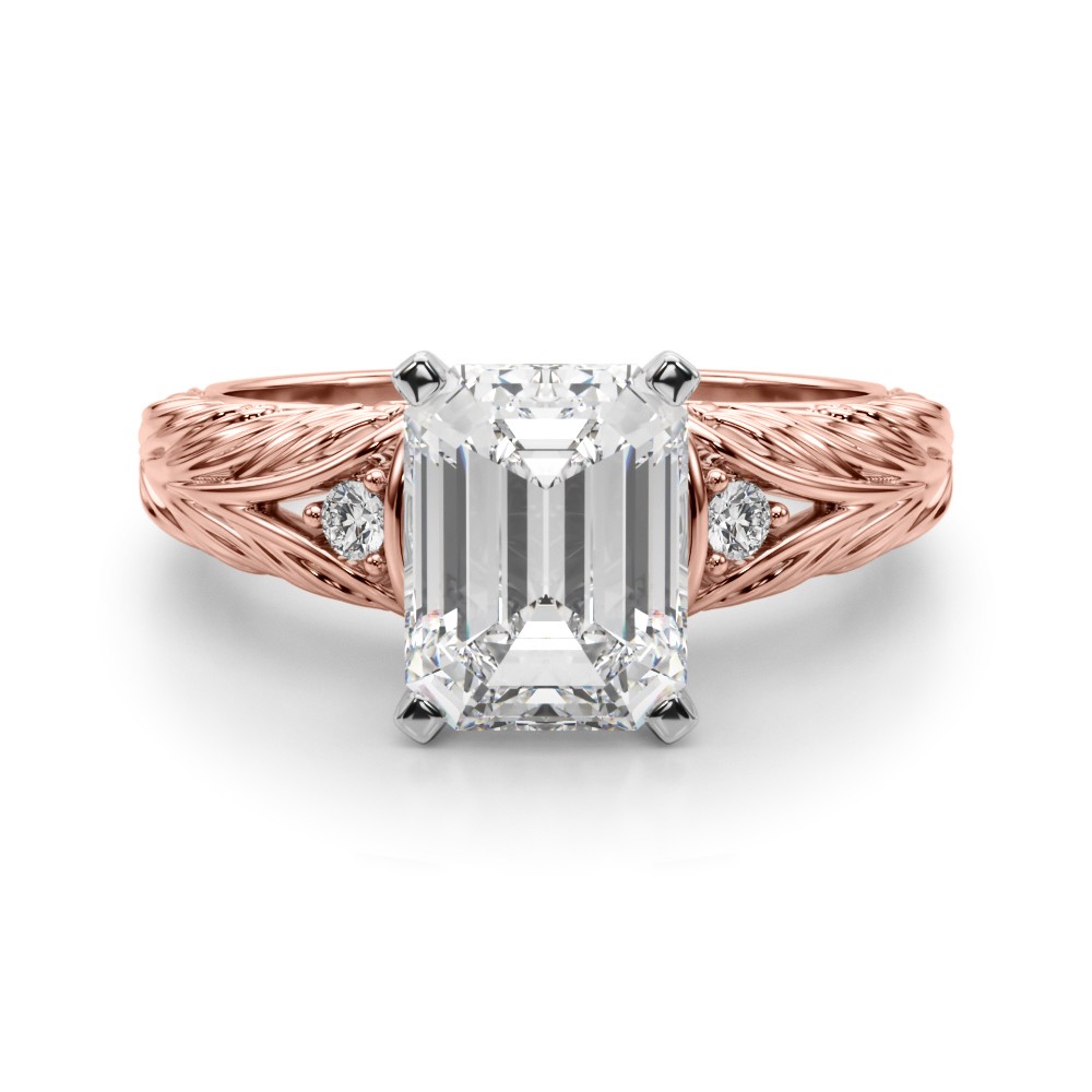 Dhrastlin Natural 4 Prong Set Diamond Ring