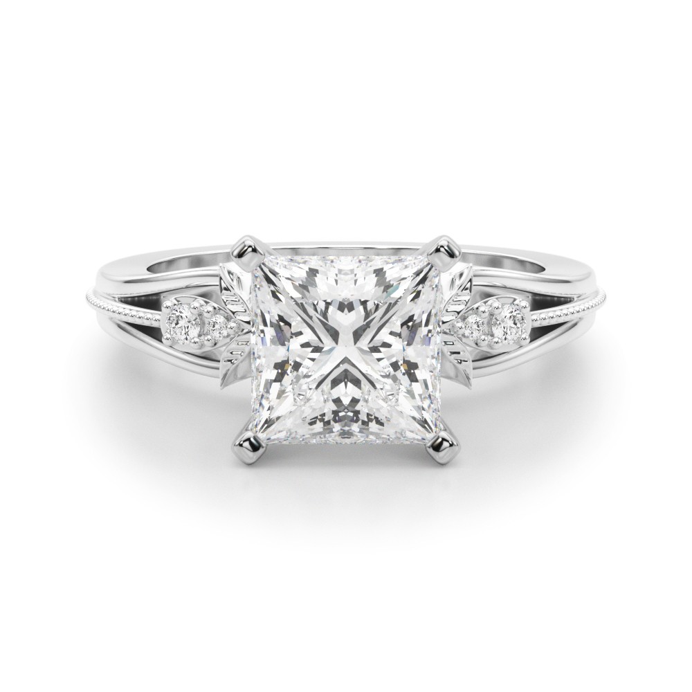 Naira Lab-Created 4 Prong Set  Diamond Ring