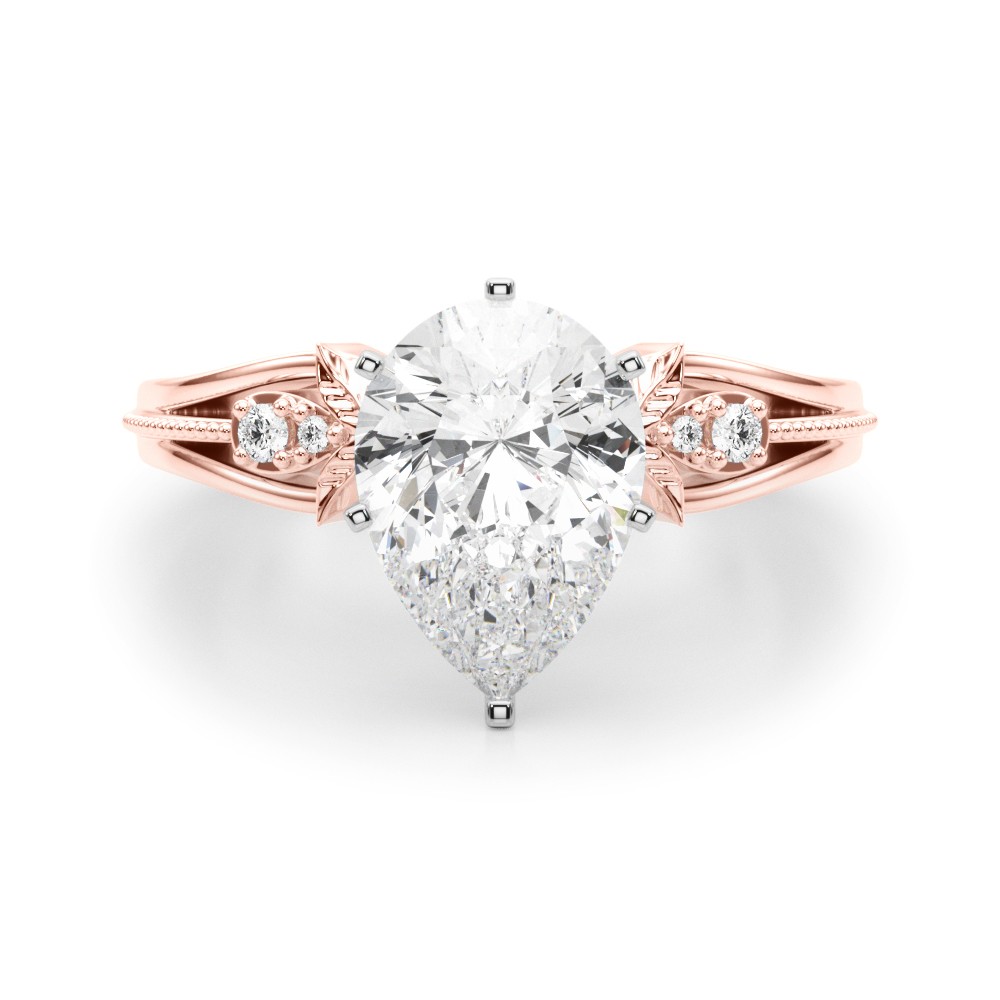 Naira Lab-Created 6 Prong Set  Diamond Ring