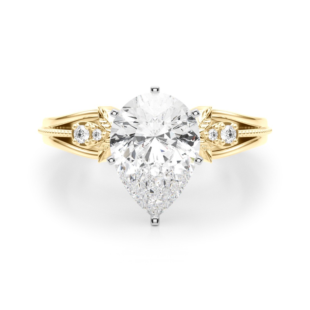 Naira Lab-Created 6 Prong Set  Diamond Ring