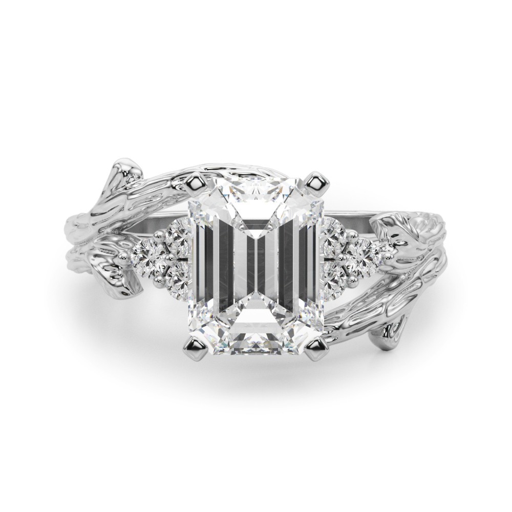 Veronisa Lab-Created 4 Prong Set  Diamond Ring