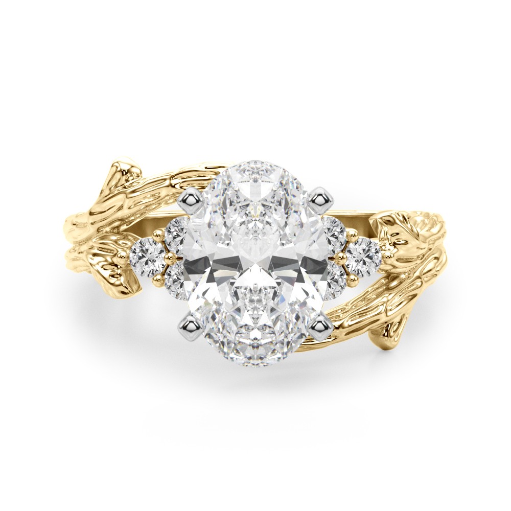 Veronisa Lab-Created 4 Prong Set  Diamond Ring