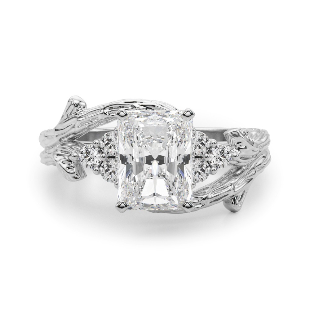 Veronisa Lab-Created 4 Prong Set  Diamond Ring