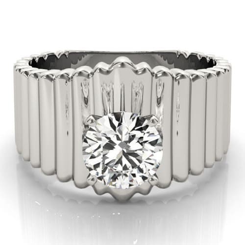 4 Prong Natural  Diamond Ring