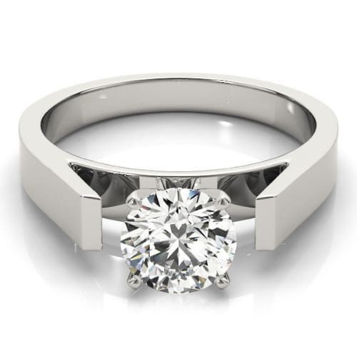 4 Prong Natural  Diamond Ring