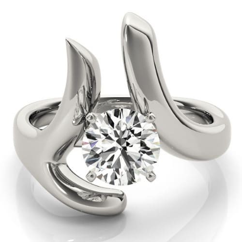 4 Prong Natural  Diamond Ring