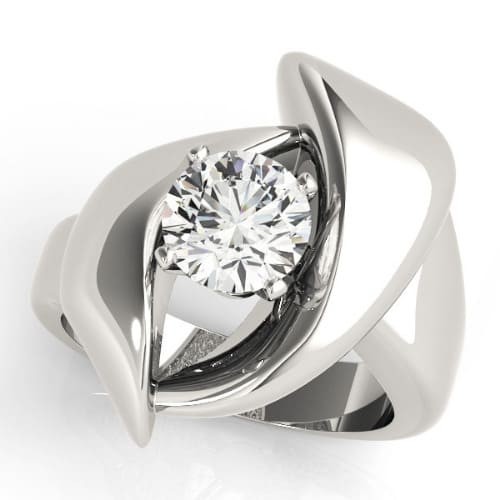 4 Prong Natural  Diamond Ring
