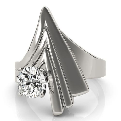 4 Prong Natural  Diamond Ring