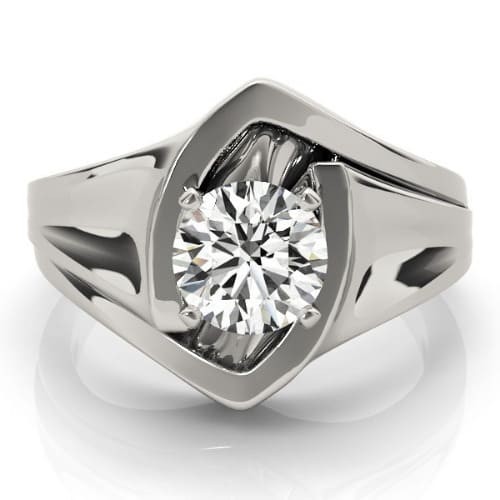 4 Prong Natural  Diamond Ring