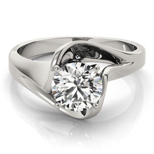 4 Prong Natural  Diamond Ring