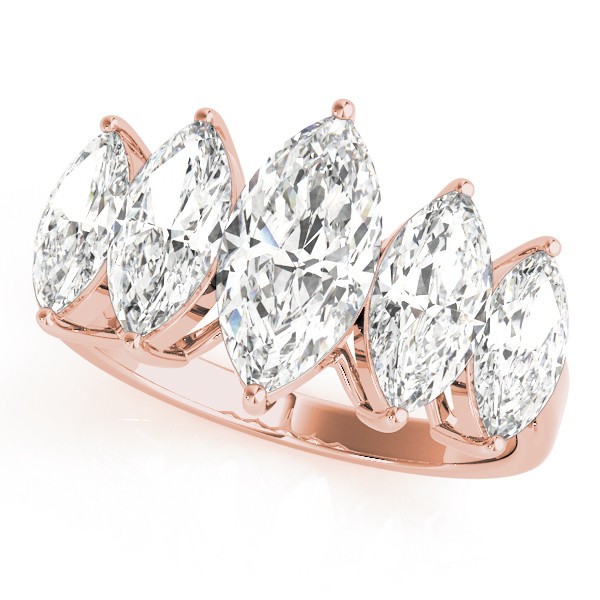 Prong-Set Natural  Diamond Ring