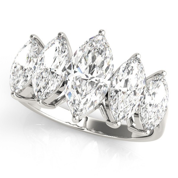 Prong-Set Natural  Diamond Ring