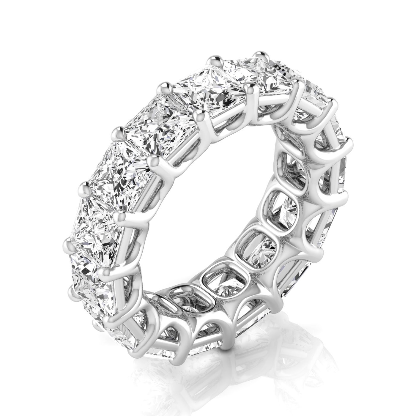 4 Prong 2.20 - 9.35 Carat Natural  Diamond Ring