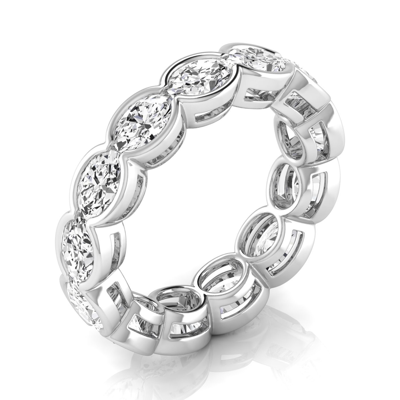 BEZEL Natural  Diamond Ring