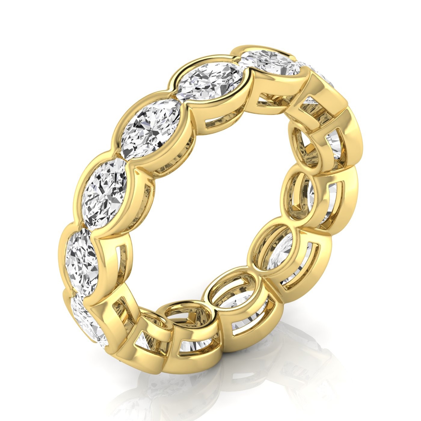 BEZEL Natural  Diamond Ring