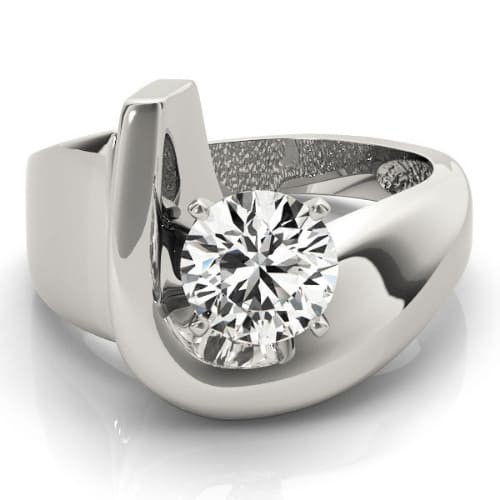 4 Prong Natural  Diamond Ring