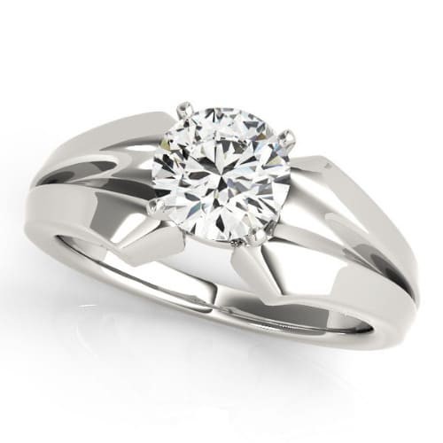 4 Prong Natural  Diamond Ring