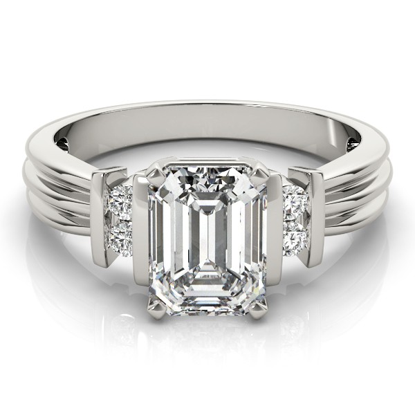 Jireah Lab-Created 4 Prong  Diamond Ring