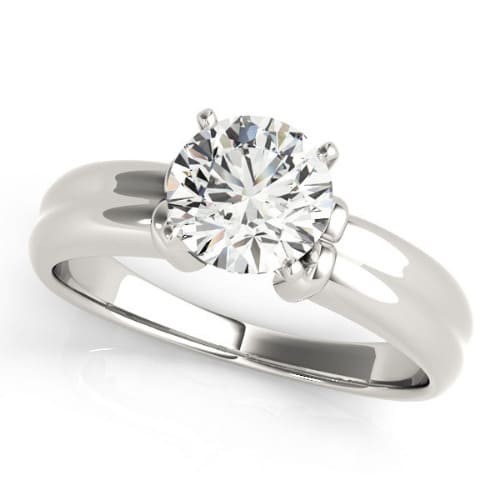 4 Prong Natural  Diamond Ring