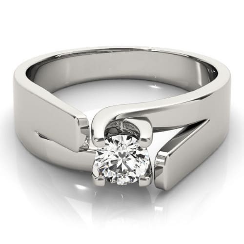 4 Prong Natural  Diamond Ring