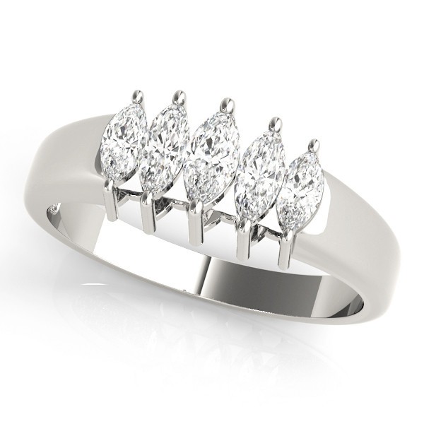 Prong-Set Natural  Diamond Ring
