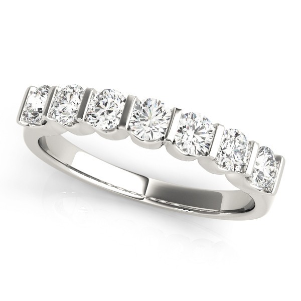 Nova Round cut Natural Bar-Set  Diamond Ring