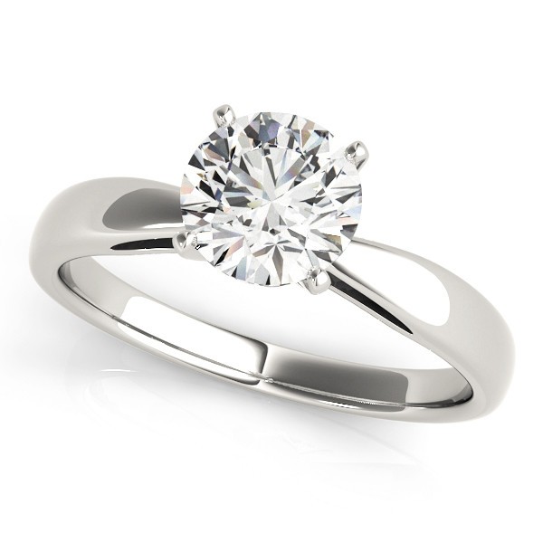 4 Prong Natural  Diamond Ring