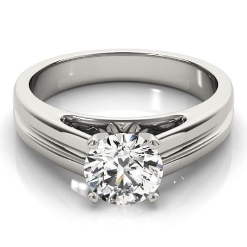 4 Prong Natural  Diamond Ring