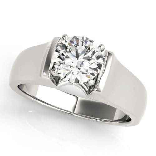 4 Prong Natural  Diamond Ring