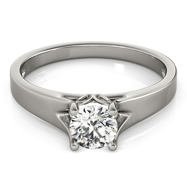 4 Prong Natural  Diamond Ring