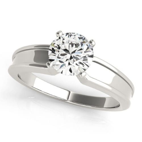 4 Prong Natural  Diamond Ring