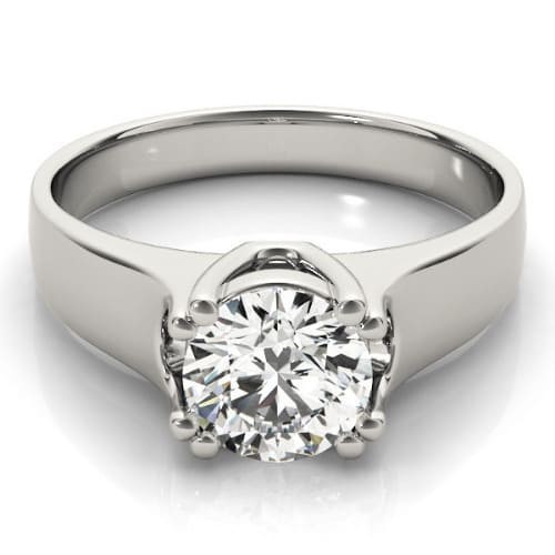 Double Prong Natural  Diamond Ring