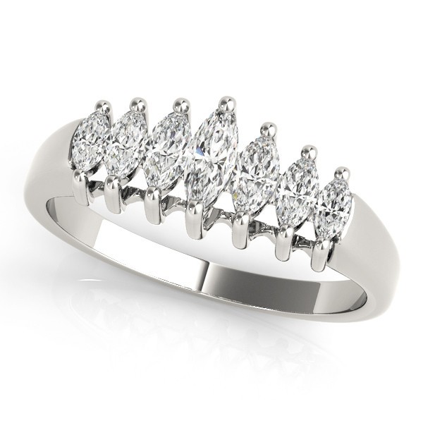 Waverlay Lab-Created Prong-Set  Diamond Ring