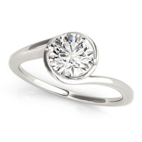 2 Prong Natural  Diamond Ring