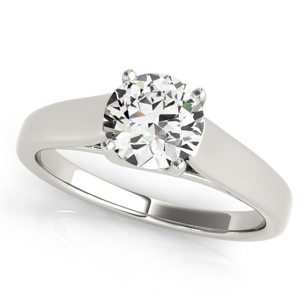 4 Prong 0.20 - 3.00 Carat Natural Diamond  Engagement Ring