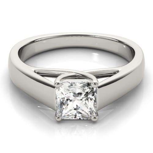 4 Prong Natural Diamond  Engagement Ring