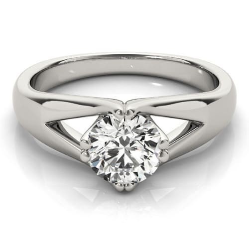 Double Prong Natural  Diamond Ring