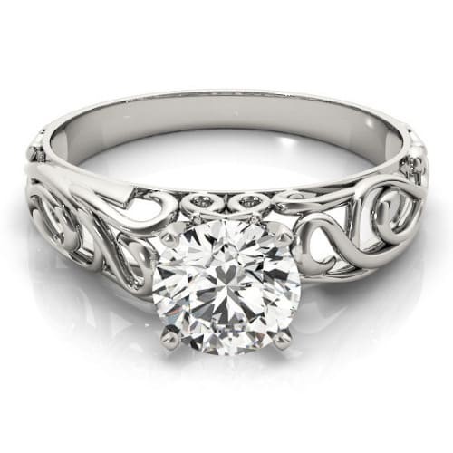 4 Prong Natural  Diamond Ring