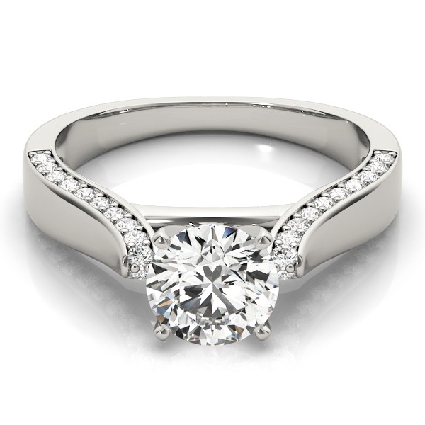 Jaffin Lab-Created 4 Prong  Diamond Ring