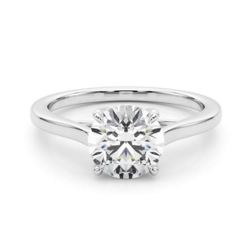 4 Prong Natural  Diamond Ring