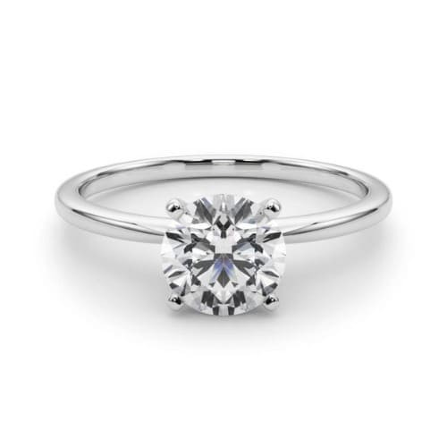4 Prong Natural  Diamond Ring
