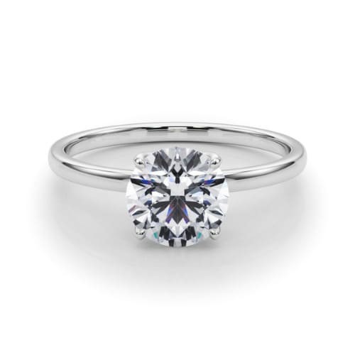 4 Prong Natural  Diamond Ring