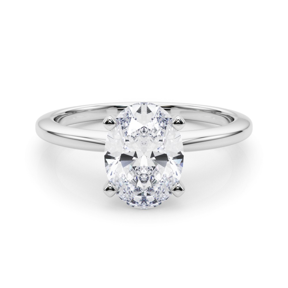 Dea Lab-Created 4 Prong  Diamond Ring