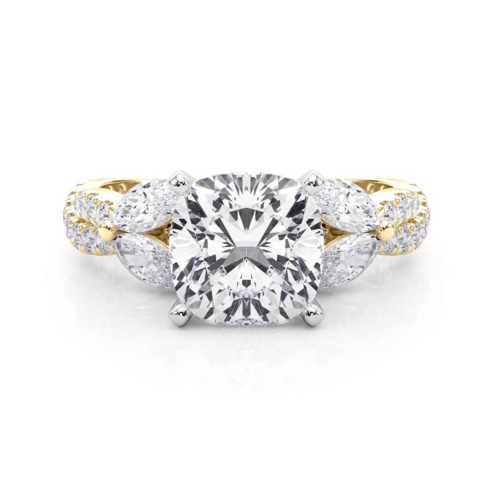 Jelintina Lab-Created 4 Prong Set  Diamond Ring
