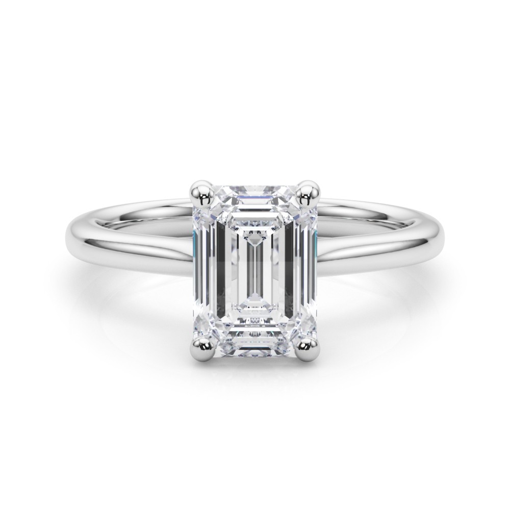 Eva Lab-Created 4 Prong  Diamond Ring