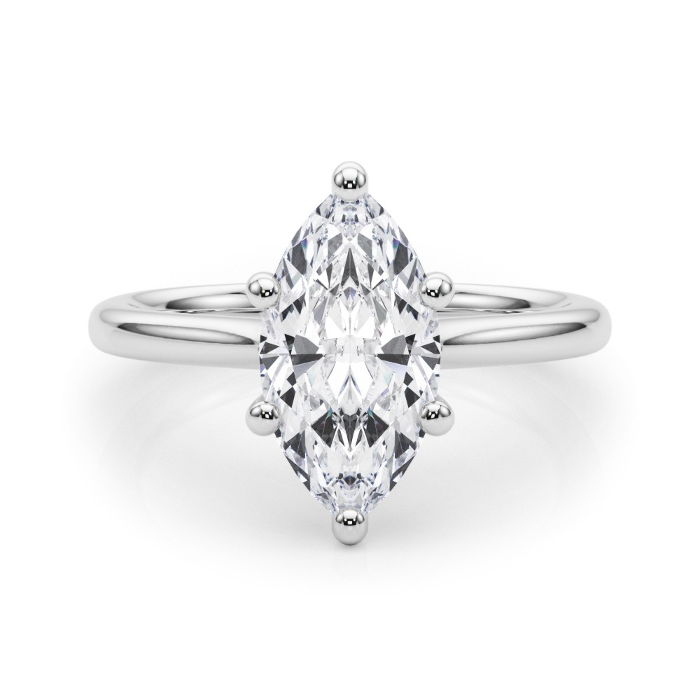 Evenna Lab-Created 6 Prong  Diamond Ring