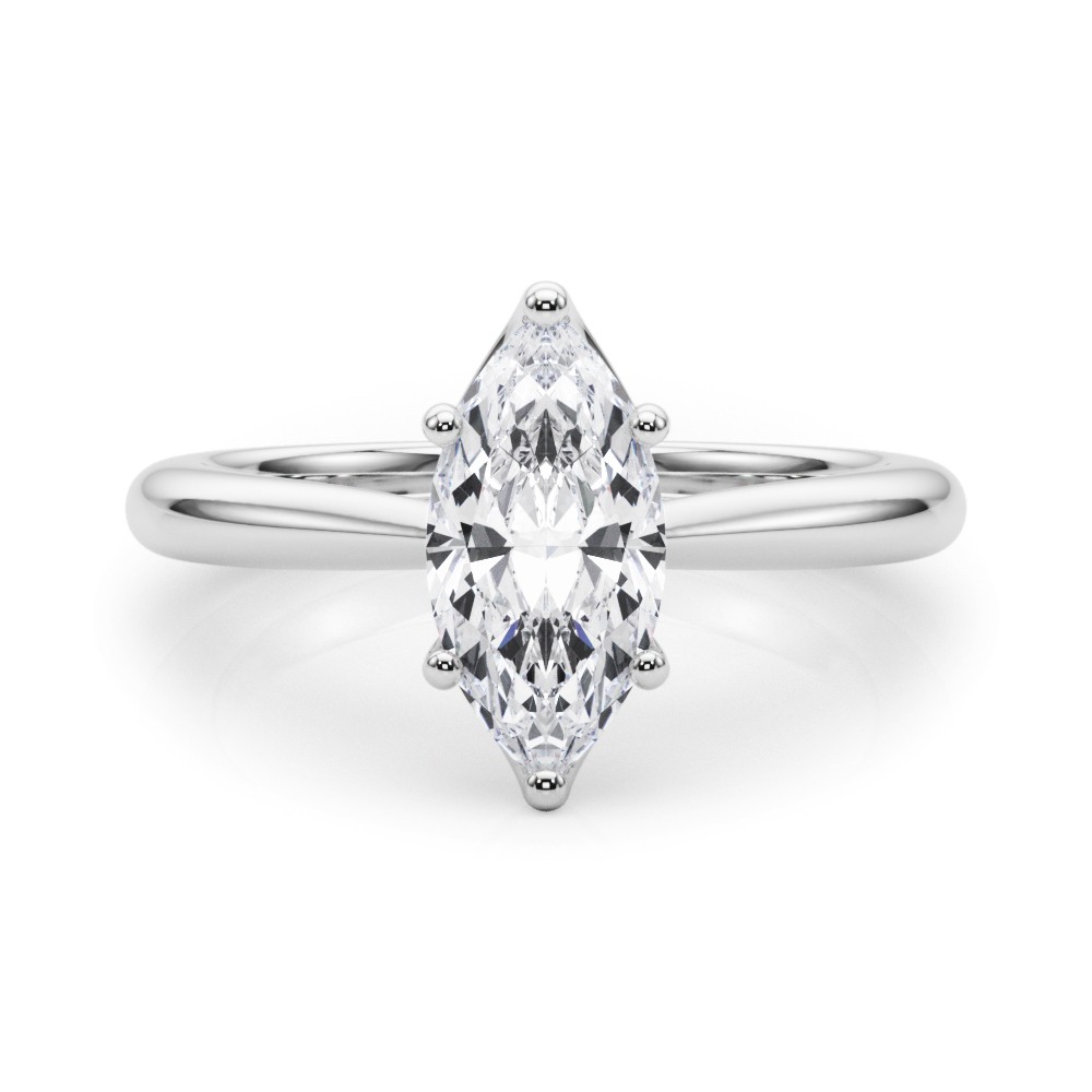 Esriln Lab-Created 6 Prong  Diamond Ring