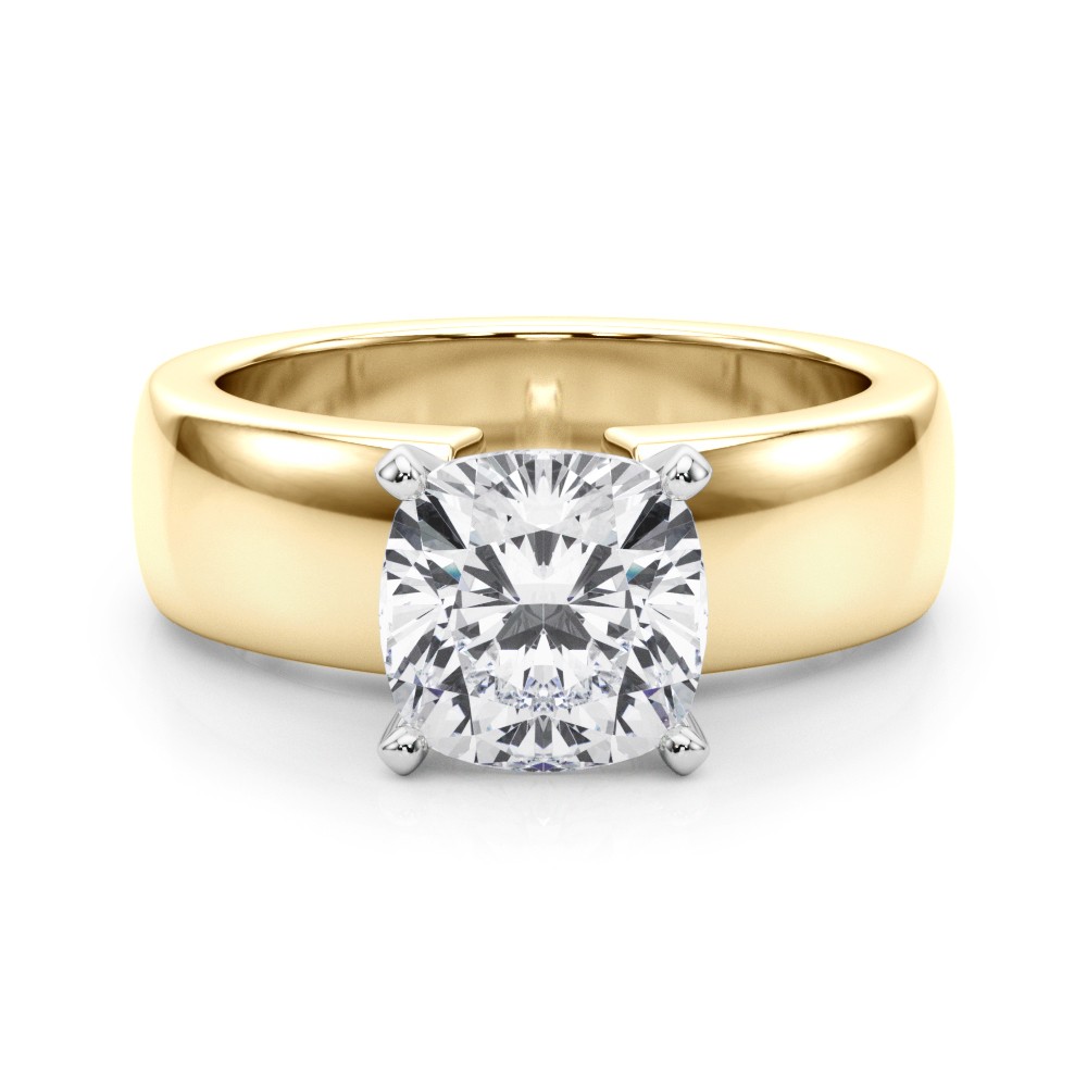 Dralin Lab-Created 4 Prong  Diamond Ring