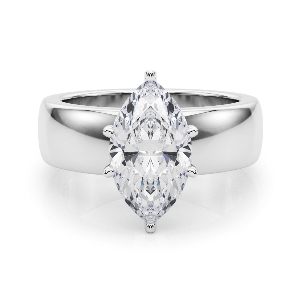 Drastlina Lab-Created 6 Prong  Diamond Ring