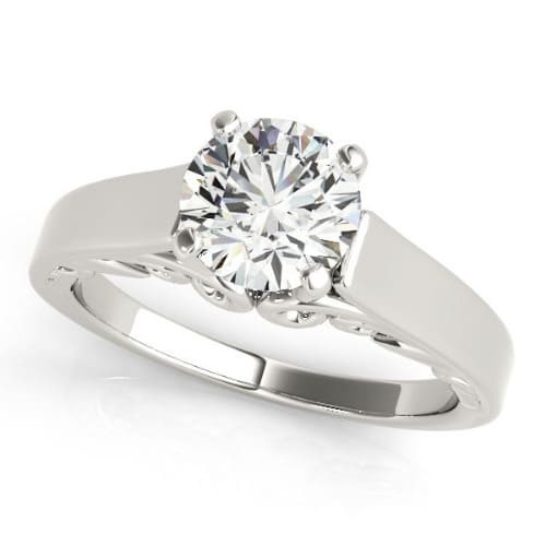 4 Prong Natural  Diamond Ring